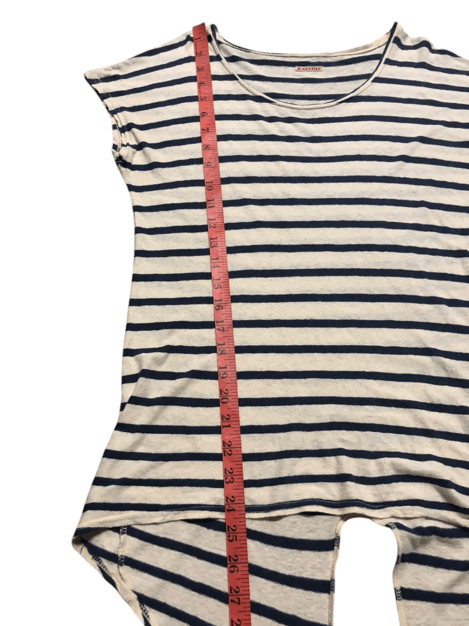 Kapital Kapital Stripes Sleeveless Cotton Rare Design Tee Saiz 0 Size S / US 4 / IT 40 - 16 Thumbnail