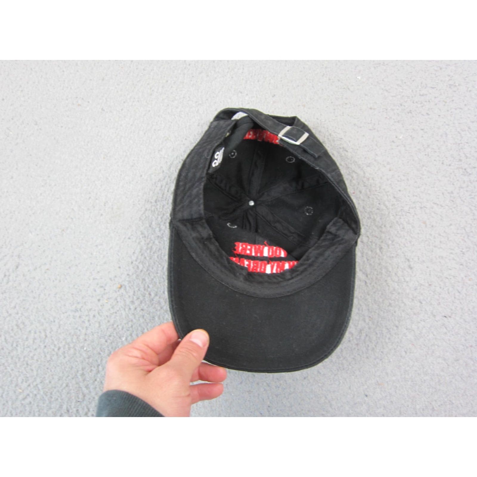 Vintage Verameat Hat Cap Mens OS Black Cotton You Were In My Dreams Last Night 80s Baseball Cap Adjustable Lightweight Canvas Size ONE SIZE - 4 Thumbnail