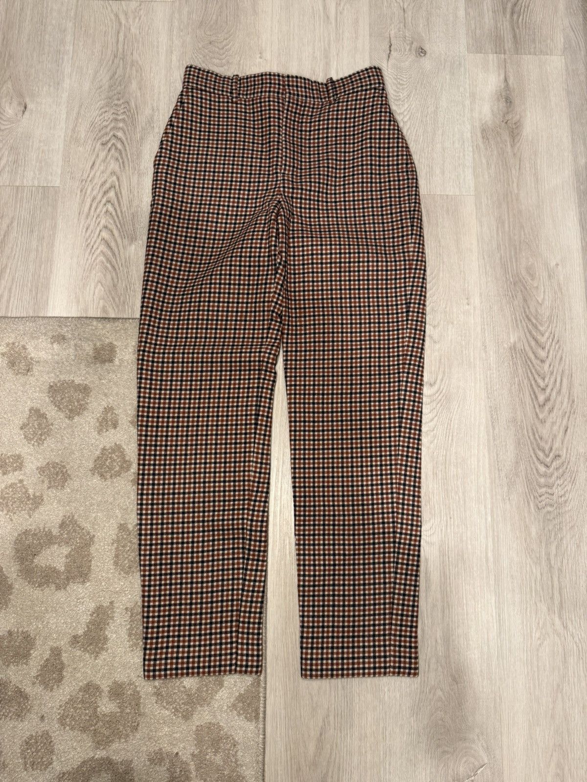 Balenciaga f/w 2019 wool plaid pants!! Size US 28 / EU 44 - 1 Thumbnail