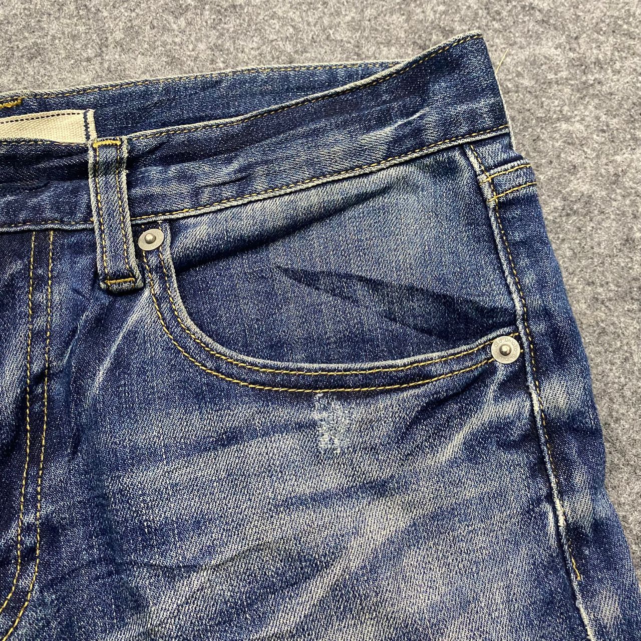 Uniqlo 💥Best Offer💥Vintage Uniqlo Jeans Distressed Denim Size US 32 / EU 48 - 10 Thumbnail