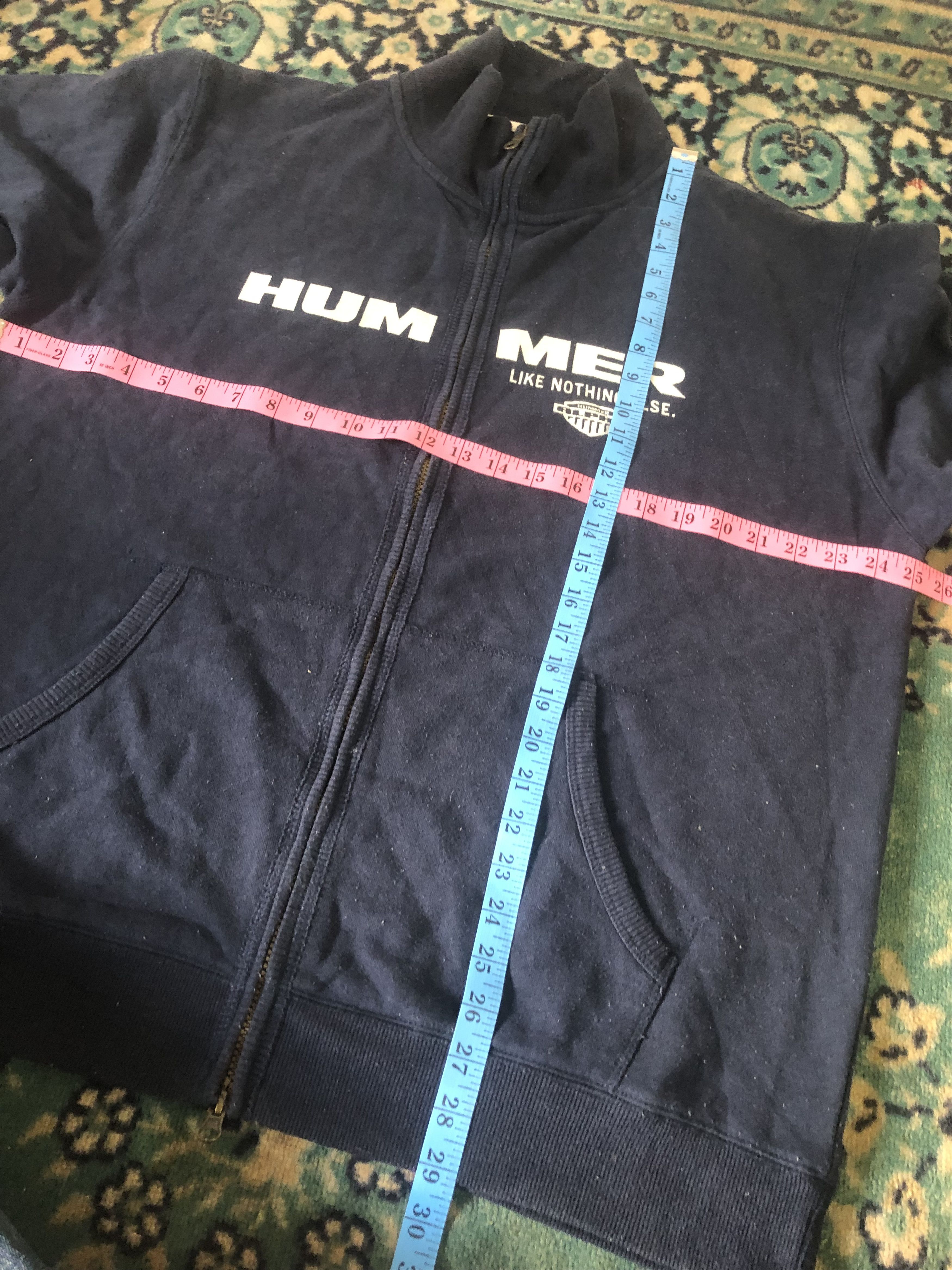 Other Hummer Sweater Jacket Black 3L Navy Blue Size US XL / EU 56 / 4 - 6 Thumbnail