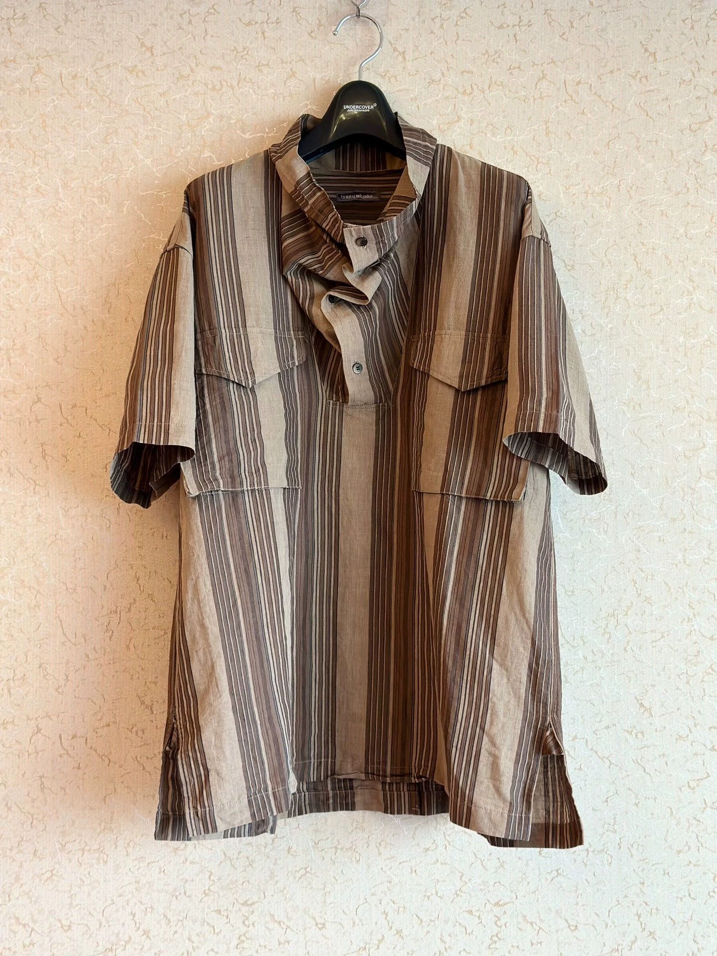 Issey Miyake Issey Miyake M 80s Cotton Linen Utility Pocket Collar Shirt Size US M / EU 48-50 / 2 - 1 Thumbnail