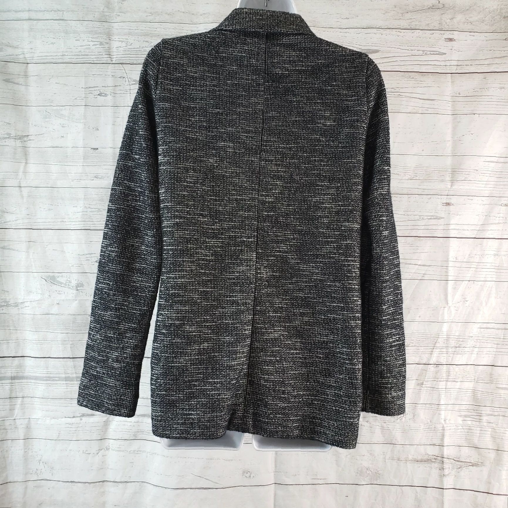 Topshop Topshop Womens Knit Jacket Sz 2 Black Open Front Pockets Cotton Blend Jacket Womens Medium? Size XS / US 0-2 / IT 36-38 - 4 Thumbnail