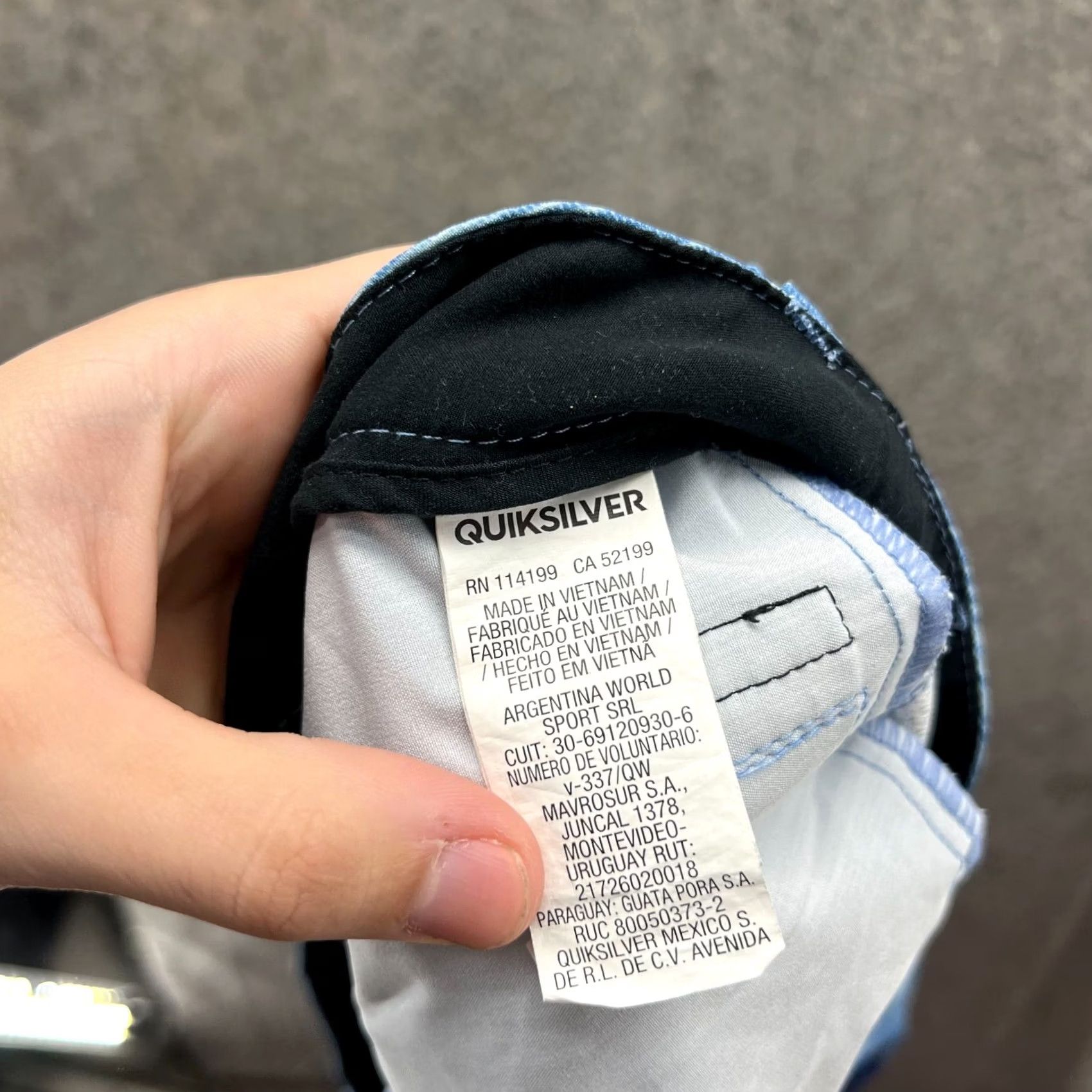 Quiksilver Quiksilver Shorts Mens 38 Blue Stripes Chino Flat Front Amphibians Golf Pattern Striped Pockets Button Front Casual, Travel, Business Mens 38 Blue Size US 38 / EU 54 - 3 Thumbnail