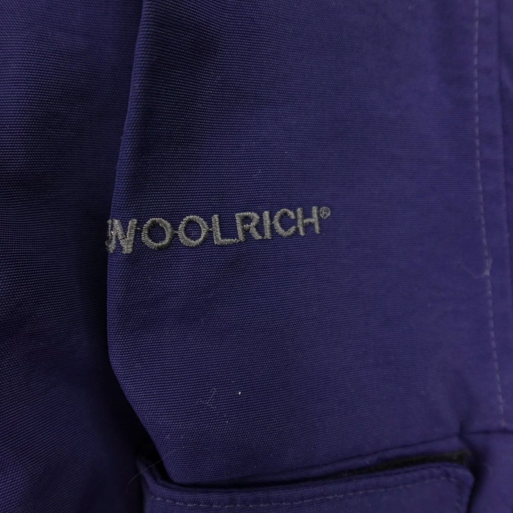 Vintage VINTAGE Woolrich Jacket Men 2XL Navy Blue Windbreaker Coat Full Zip Lined Pockets Zip Front Size US XXL / EU 58 / 5 - 4 Thumbnail