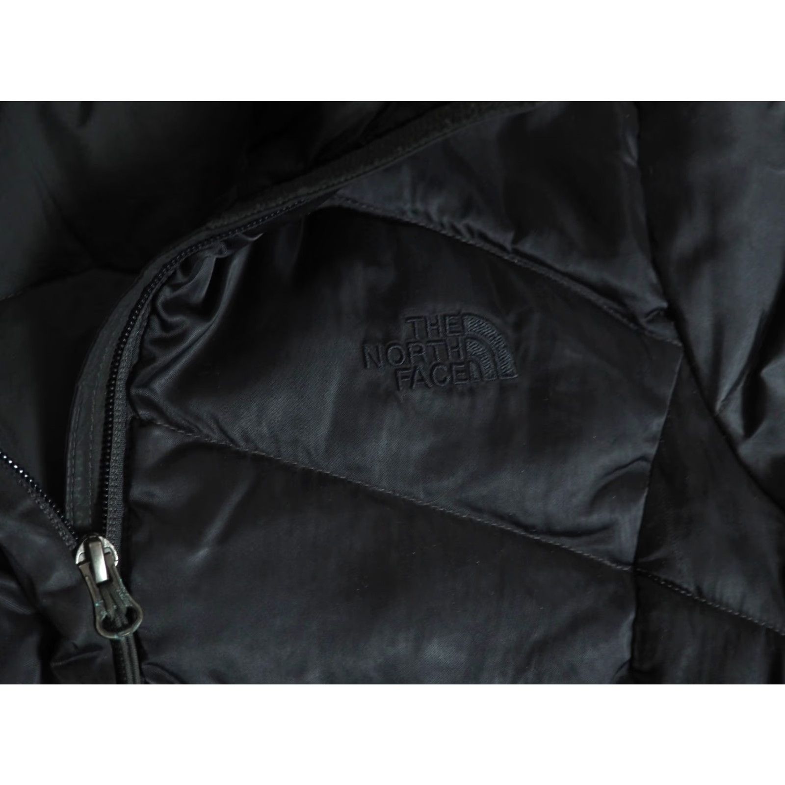 The North Face The North Face TNF 550 Goose Down Black Zip Outdoor Puffer Jacket Womens M Size M / US 6-8 / IT 42-44 - 4 Thumbnail
