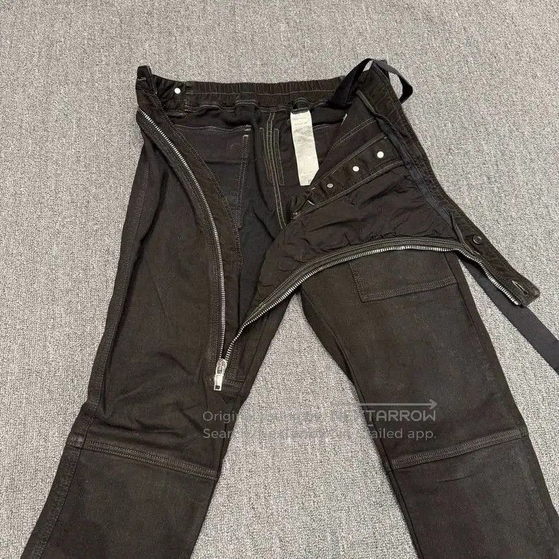 Rick Owens Rick Owens Black Asymmetrical Zipper Jeans. Size US 30 / EU 46 - 5 Thumbnail