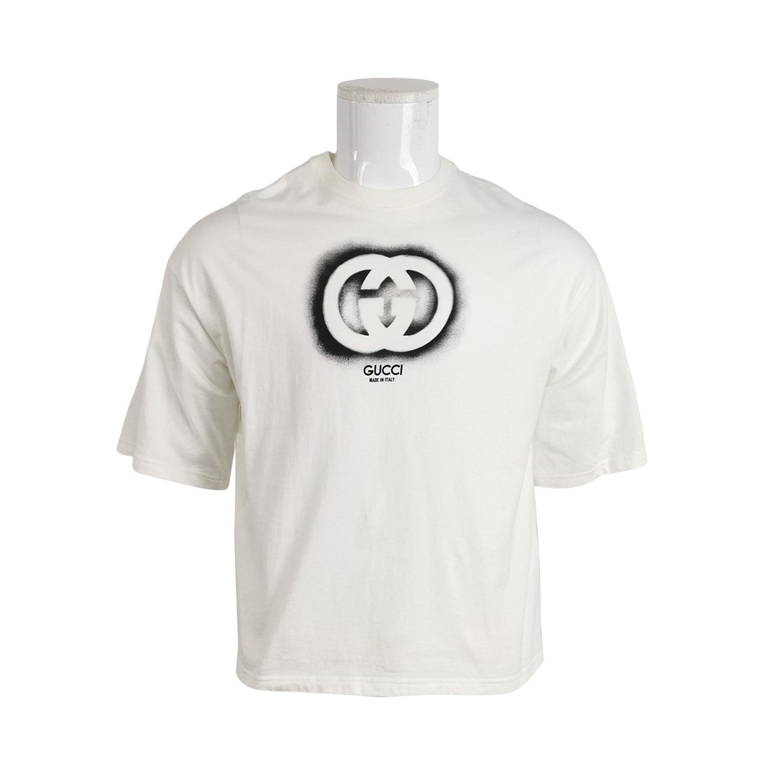 Gucci Gucci Interlocking G Spray Logo T-Shirt XS Size US XS / EU 42 / 0 - 1 Thumbnail