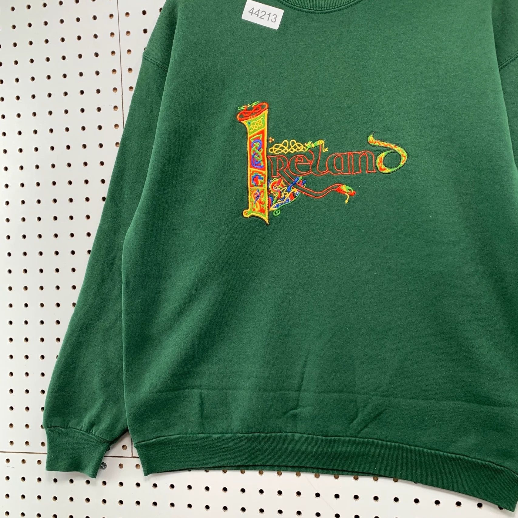 Vintage VINTAGE Blarney Woolen Mills IRELAND Sweatshirt Crewneck Mens Medium Green Fleece Ireland Graphic Print Pullover M Mens Size US M / EU 48-50 / 2 - 3 Thumbnail