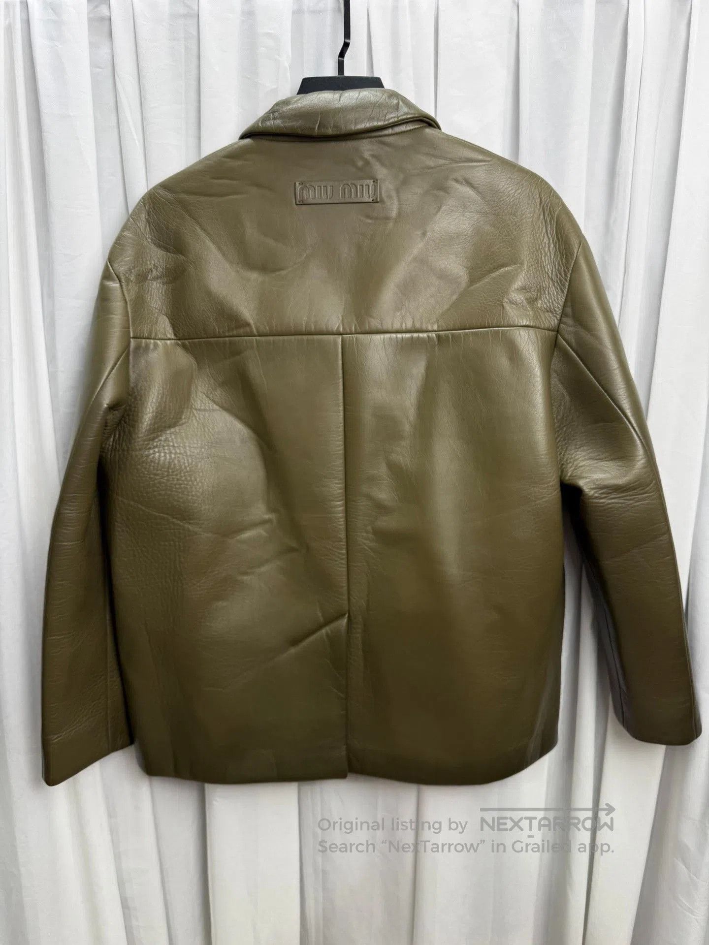 Miu Miu MIU MIU 24SS Leather Blazer. Size M / US 6-8 / IT 42-44 - 5 Thumbnail
