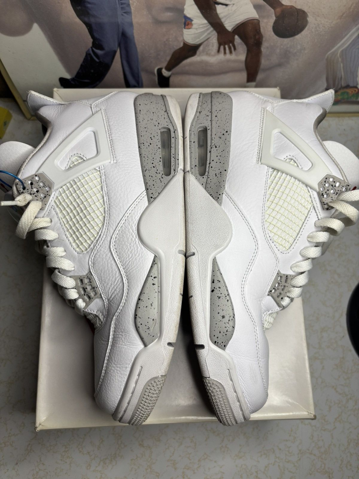 Jordan Brand Jordan Retro 4 ‘white oreo’ Size US 11 / EU 44 - 4 Thumbnail