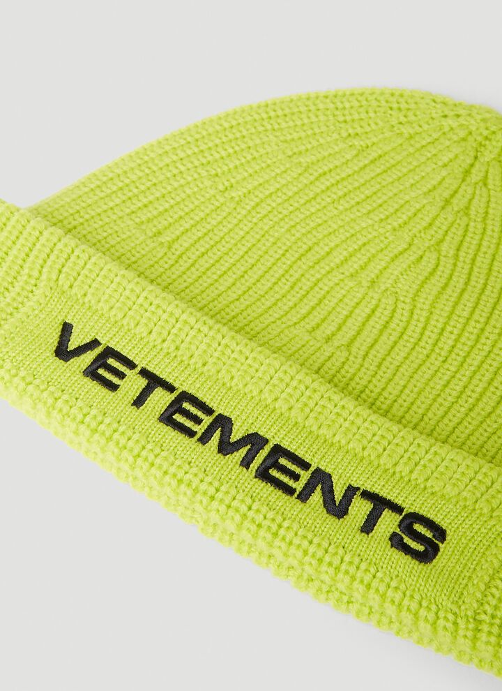 Vetements o1y0924 Size: L / Hat (Cap & Hat) in Acid Green Size ONE SIZE - 4 Thumbnail