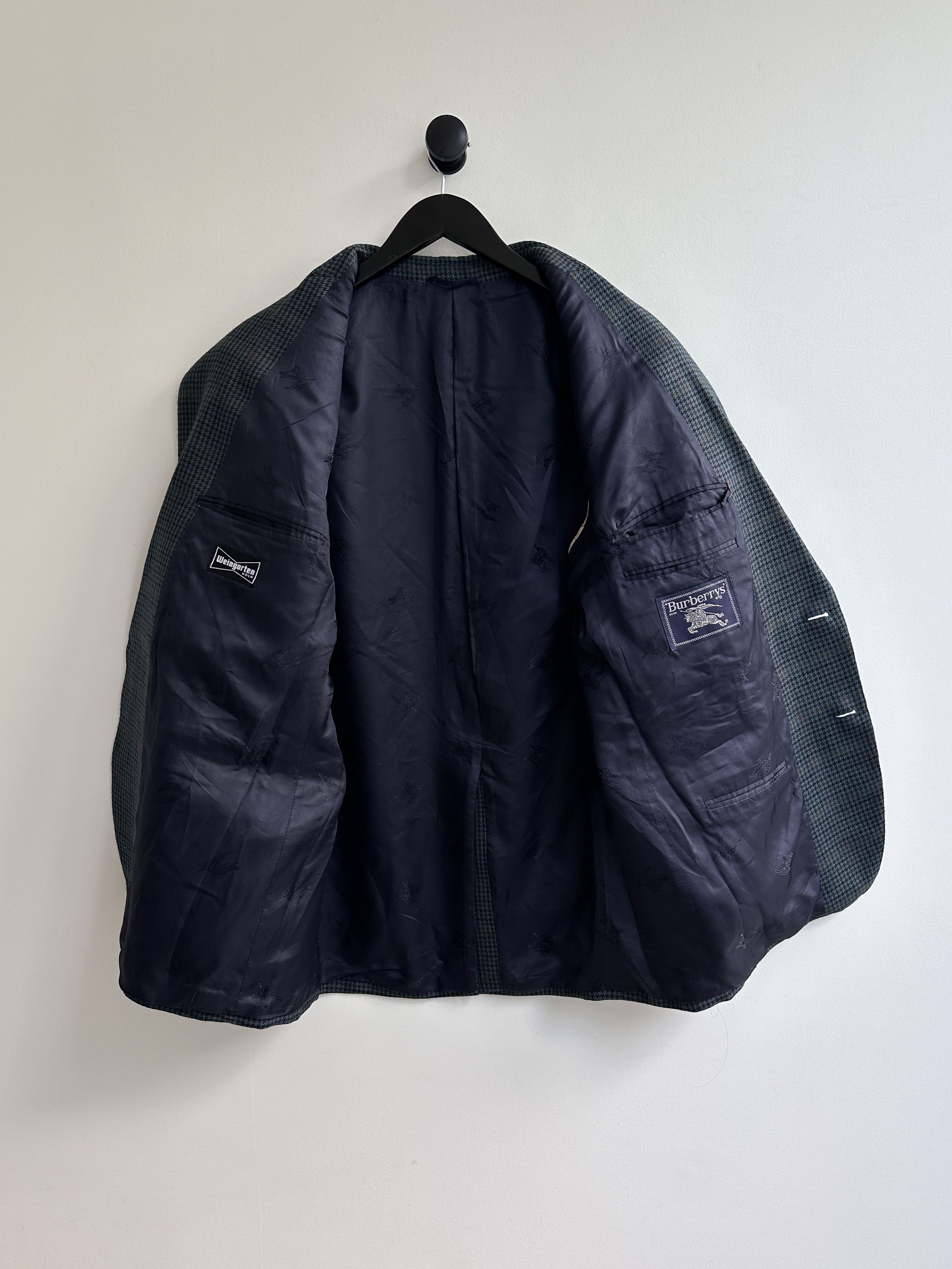 Burberry Vintage Burberry Blazer Jacket Size 52R - 3 Thumbnail