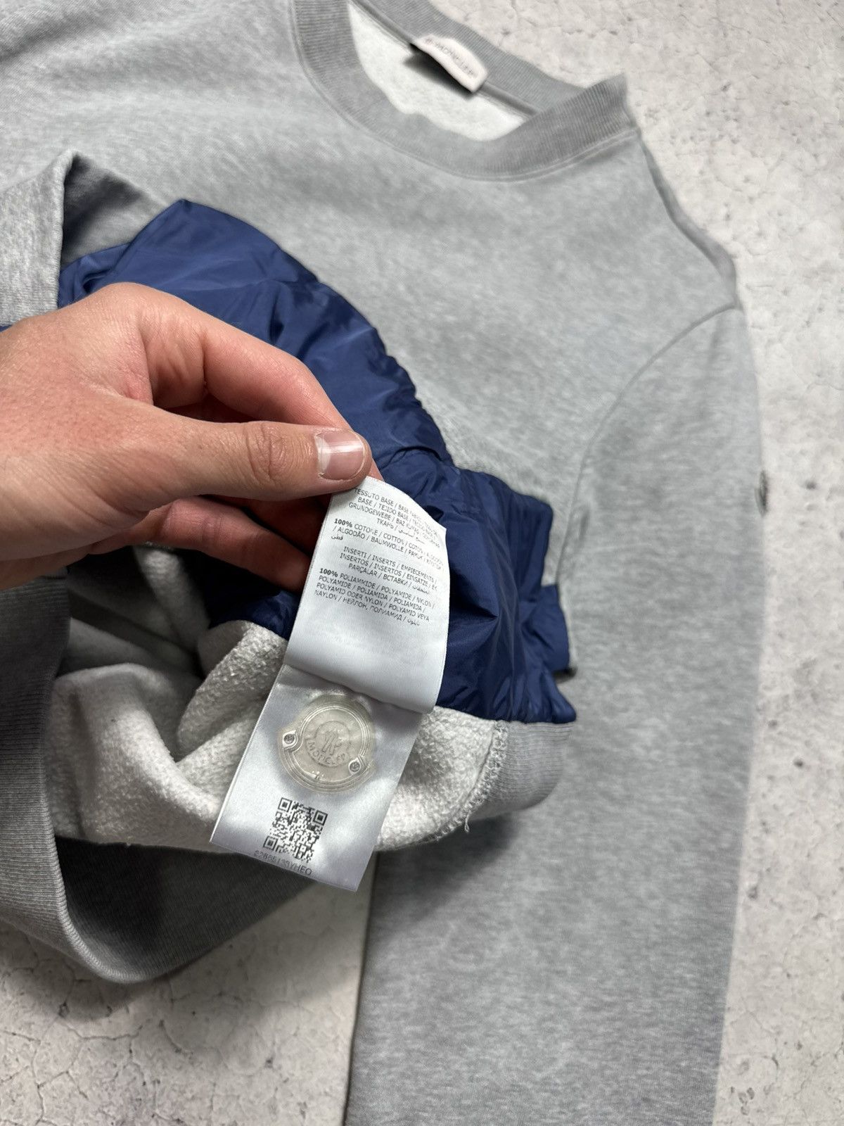 Moncler Moncler Maglia Girocollo Sweatshirt Luxury Nylon Vintage Size US M / EU 48-50 / 2 - 12 Thumbnail
