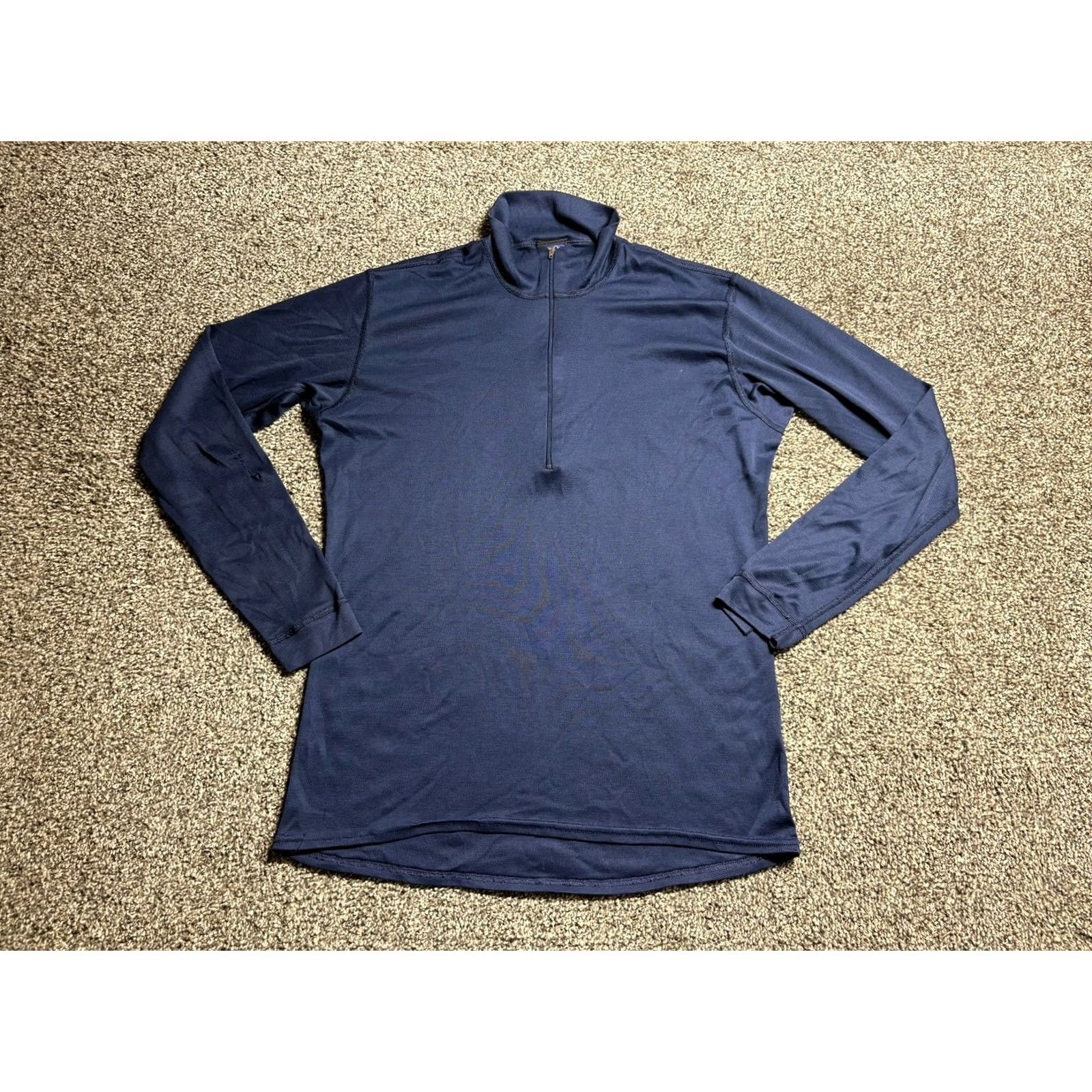 Patagonia Patagonia Capilene Shirt Men Medium Blue 1/4 Zip Base Layer Pullover Made In USA Size US M / EU 48-50 / 2 - 2 Thumbnail