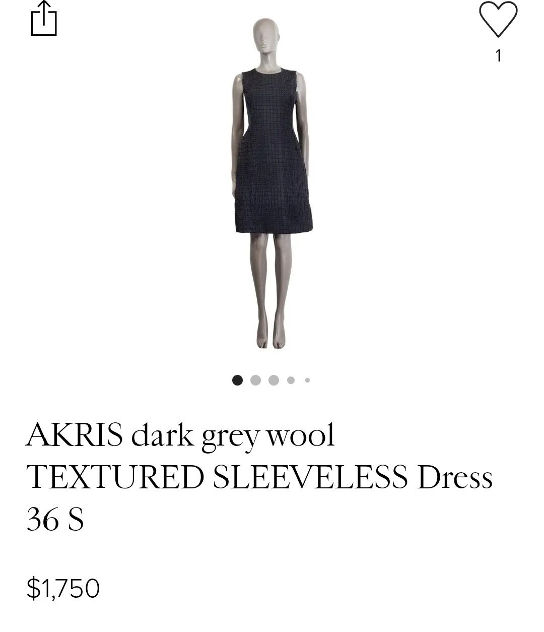 Akris AKRIS Textured Light Wool Sleeveless Dress Size M / US 6-8 / IT 42-44 - 11 Thumbnail