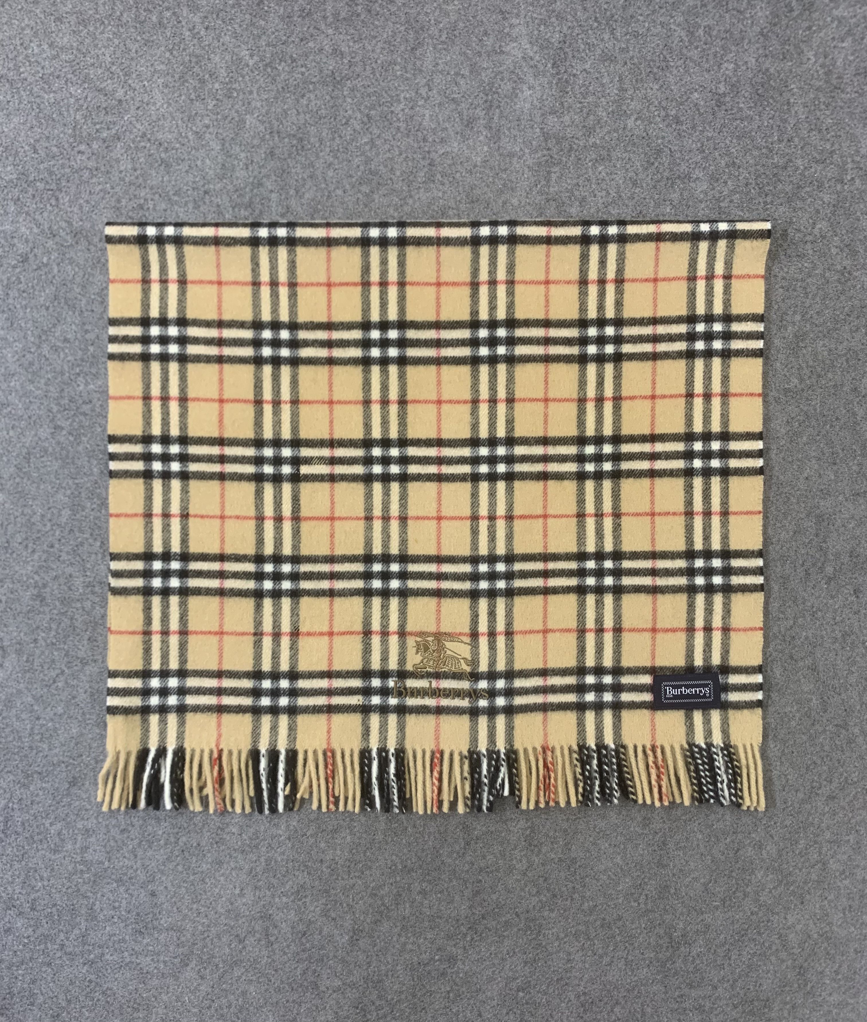 Burberry Burberry Scarf Wool Muffler Neck Wrap BL9279 Size ONE SIZE - 2 Thumbnail