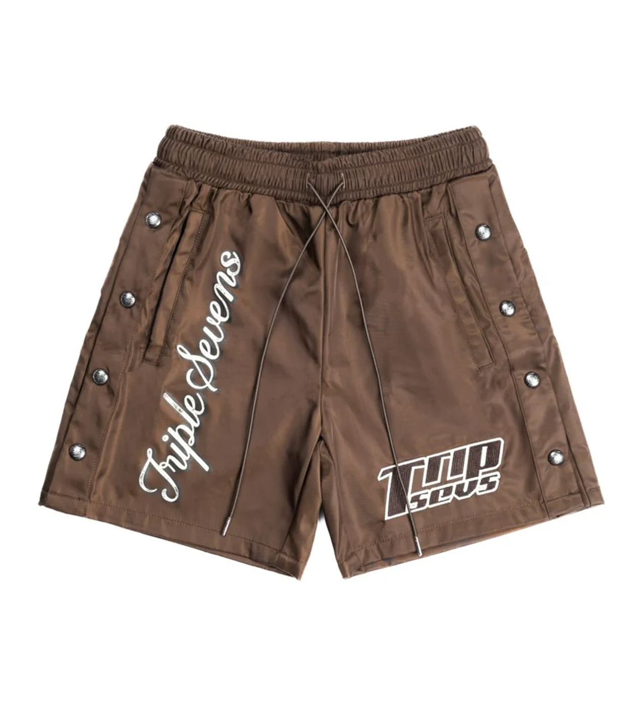 Nylon Shorts Brown
