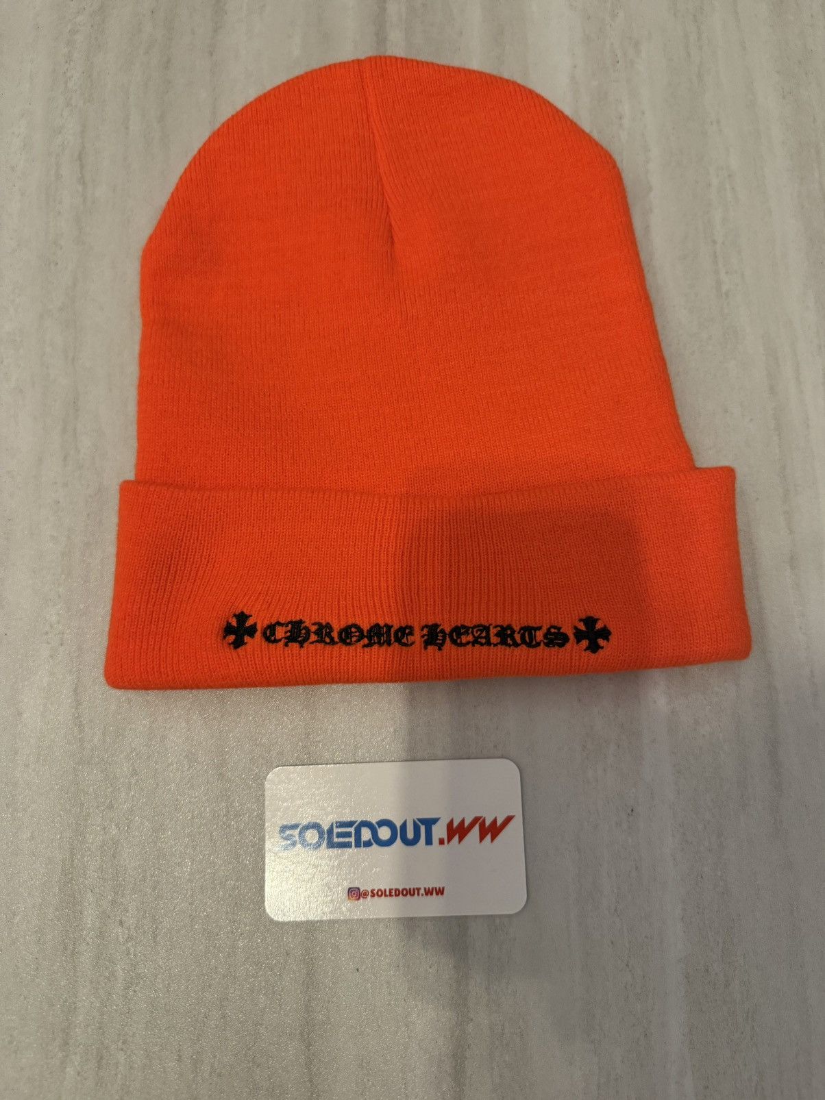 Chrome Hearts Chrome Hearts CH Double Sided Beanie Orange Size ONE SIZE - 2 Thumbnail
