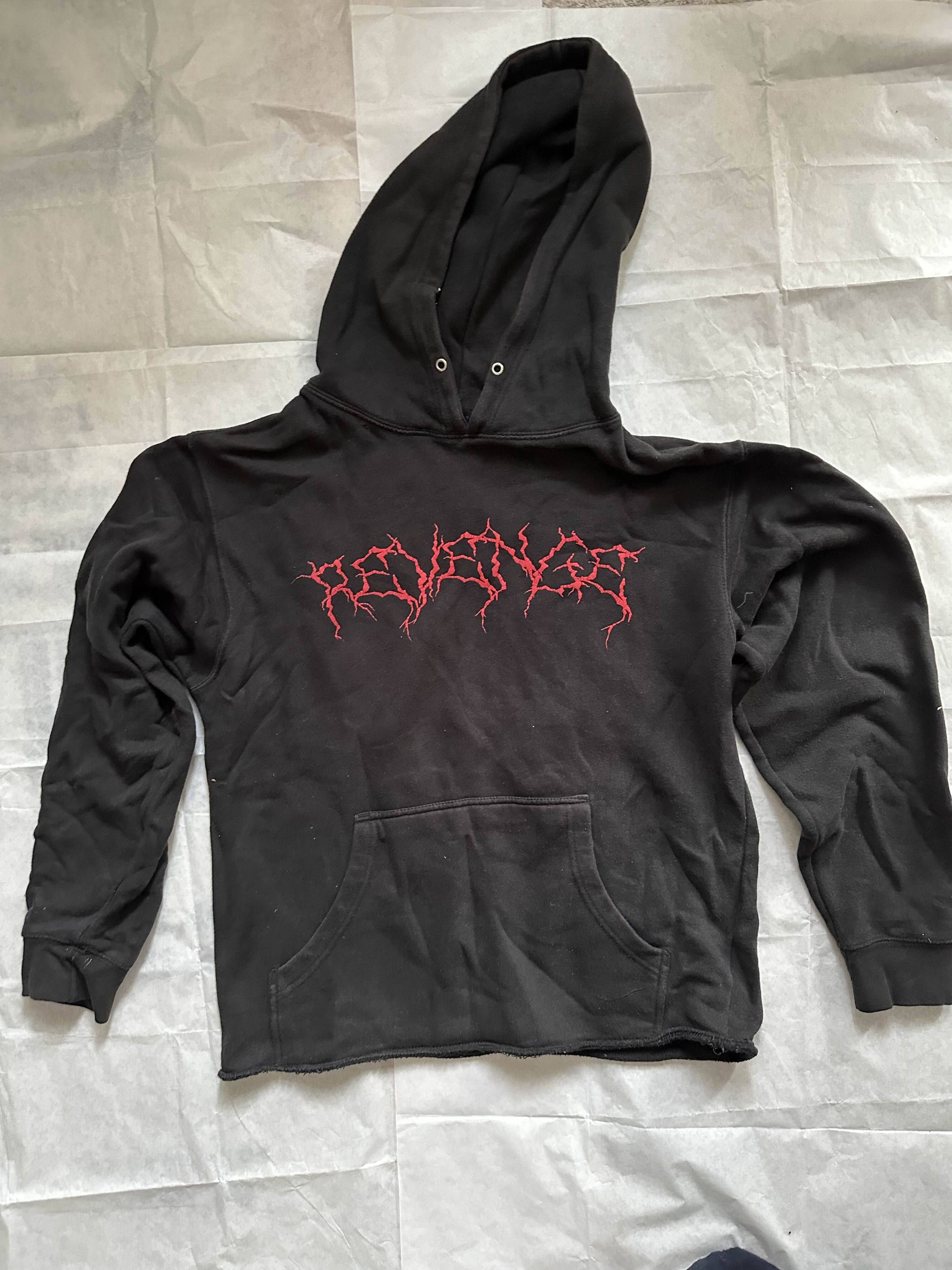Revenge Black/Red Revenge Archive Hoodie Size US S / EU 44-46 / 1 - 2 Thumbnail