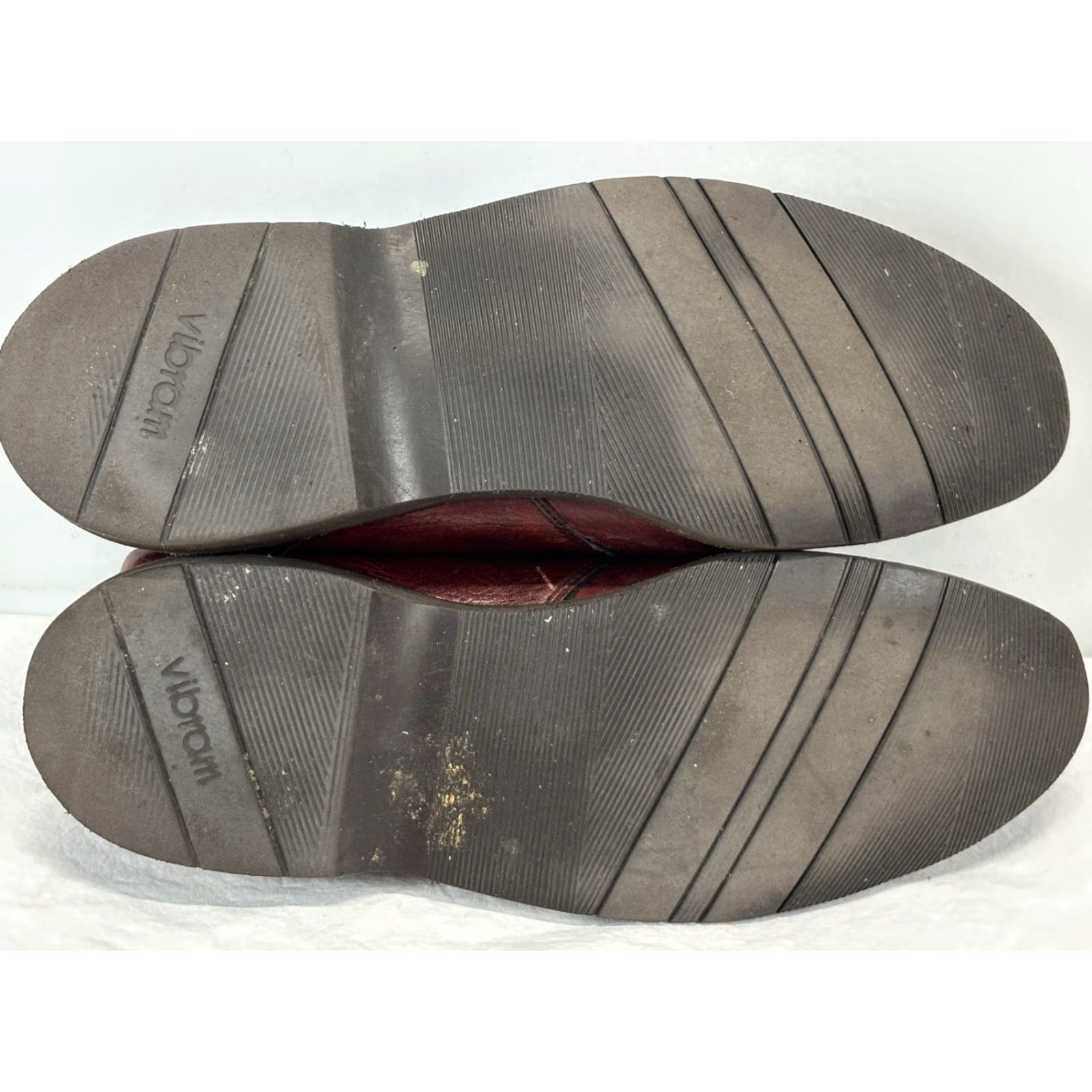 Vibram Unbranded Leather Chukka Boots Men 10.5 Burgundy Red Vibram Soles Boots Lace Up Mens US 10.5 Leather Chukka Unbranded Mens Shoes Size US 11 / EU 44 - 5 Thumbnail
