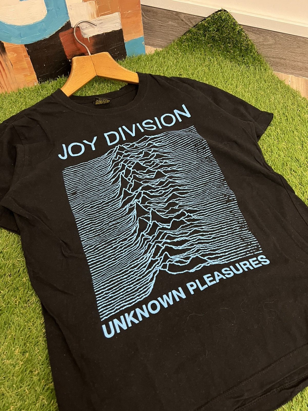 Band Tees × Vintage Vintage Joy Division Unknown Pleasure Boxy T-shirt S Size US S / EU 44-46 / 1 - 4 Thumbnail