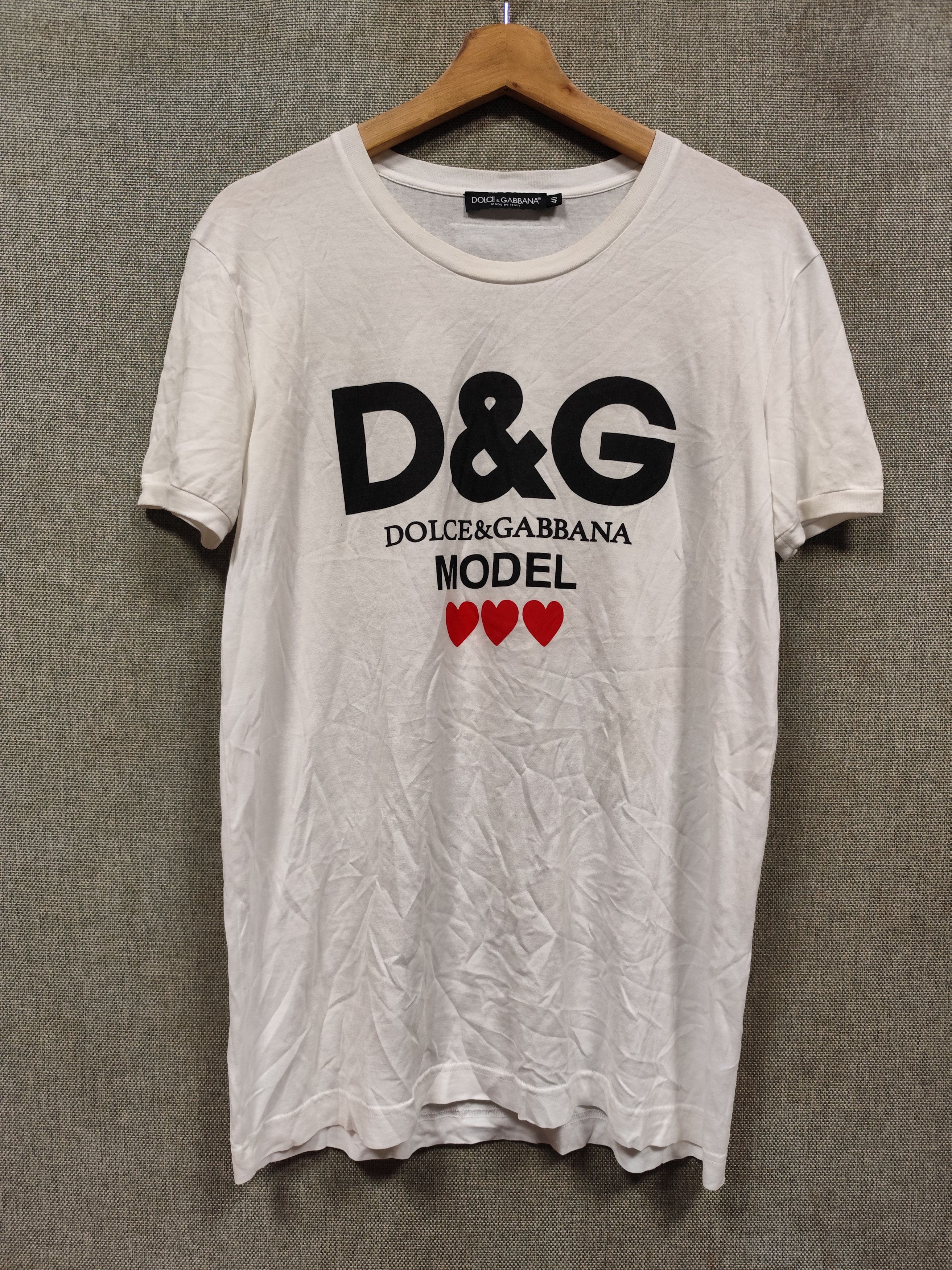 Dolce & Gabbana Dolce & Gabbana Model ❤️❤️❤️ Tee Size US M / EU 48-50 / 2 - 1 Thumbnail