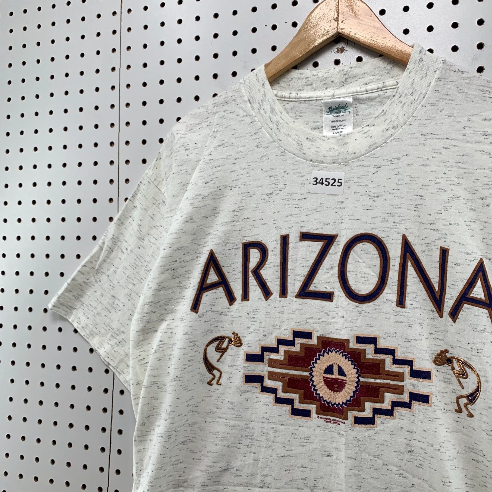 Vintage VINTAGE Arizona Shirt Mens Large White Single Stitch Made USA 22x30.5 Size US L / EU 52-54 / 3 - 7 Thumbnail
