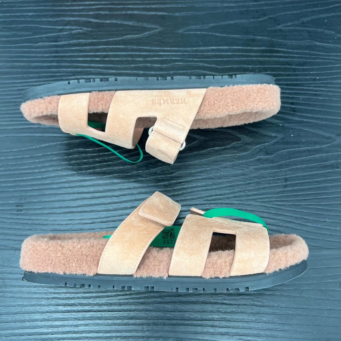 Hermes Hermes Chypre Brown Slippers 39 Size US 8 / IT 38 - 2 Thumbnail