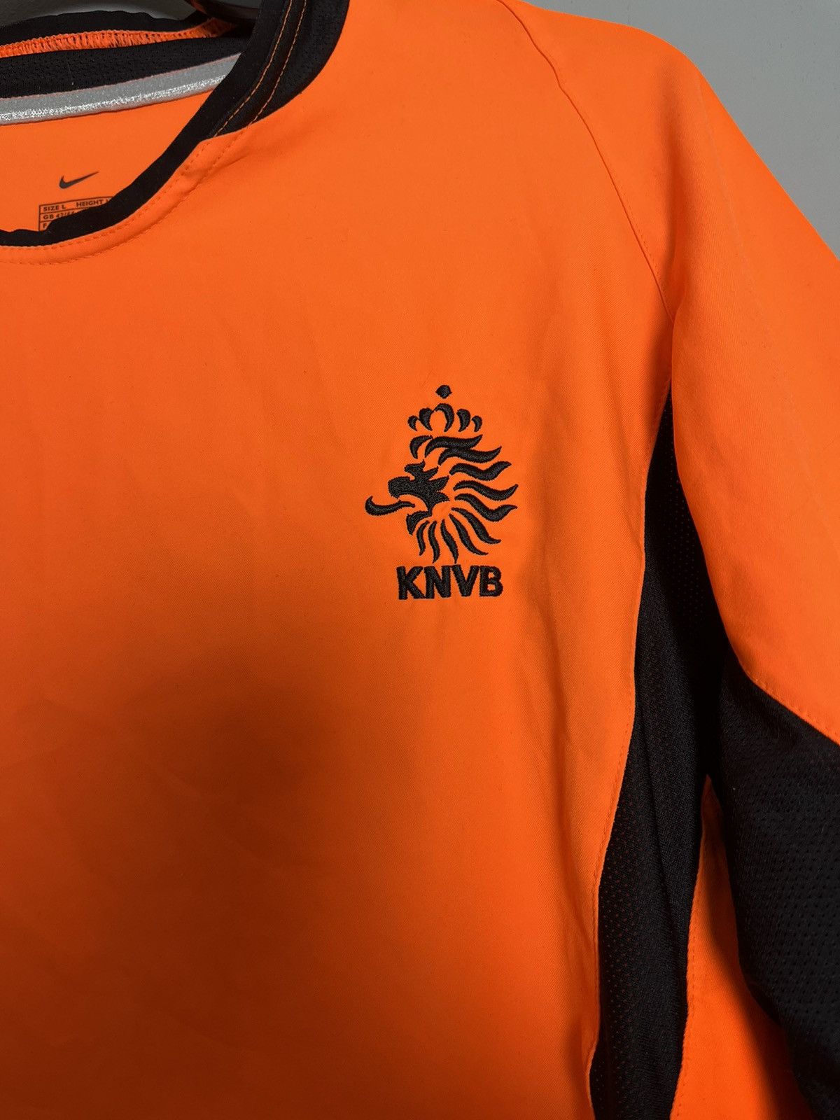 Vintage Nike netherland vintage tshirt soccer Jersey Size US L / EU 52-54 / 3 - 5 Thumbnail