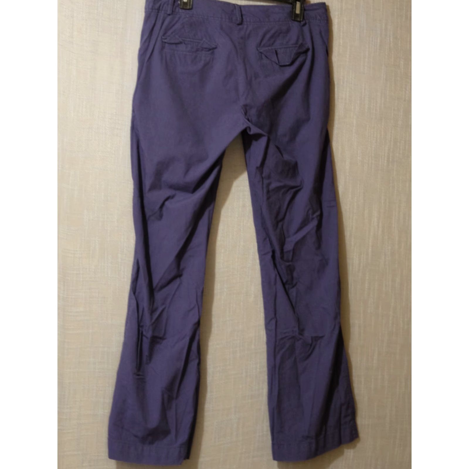 Banana Republic Banana Republic Stretch Pants Weekend Chino Pinstripe Womens 10 Navy Blue Regular Straight Pants Girls Mens Womens 10 Size 32" / US 10 / IT 46 - 5 Thumbnail