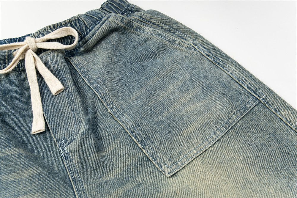 Japanese Brand × Jean Men's punk distressed washed all-match casual loose jeans Size US 32 / EU 48 - 5 Thumbnail