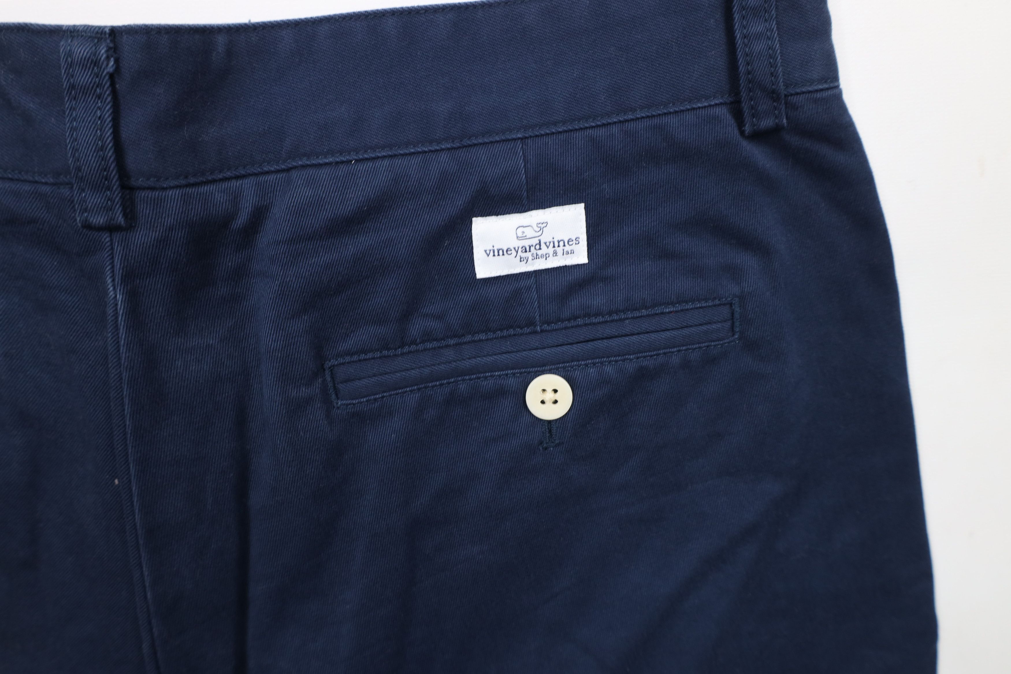 Vineyard Vines × Vintage Vineyard Vines Club Chino Golf Shorts Navy Blue Cotton Size US 34 / EU 50 - 13 Thumbnail