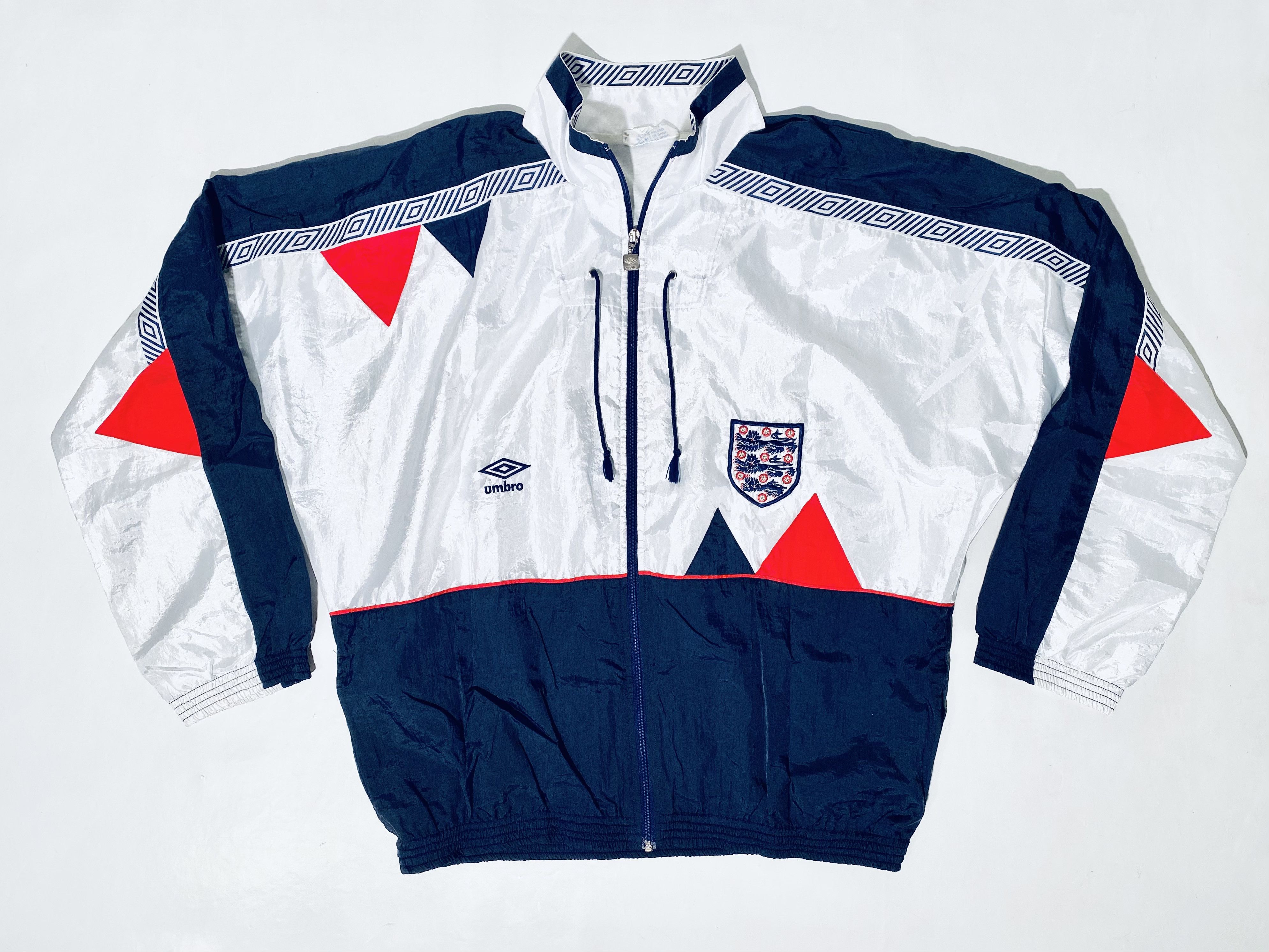 Umbro × Vintage England Training Jacket 1990 / 1992 Umbro Italia 90 Size US L / EU 52-54 / 3 - 3 Thumbnail