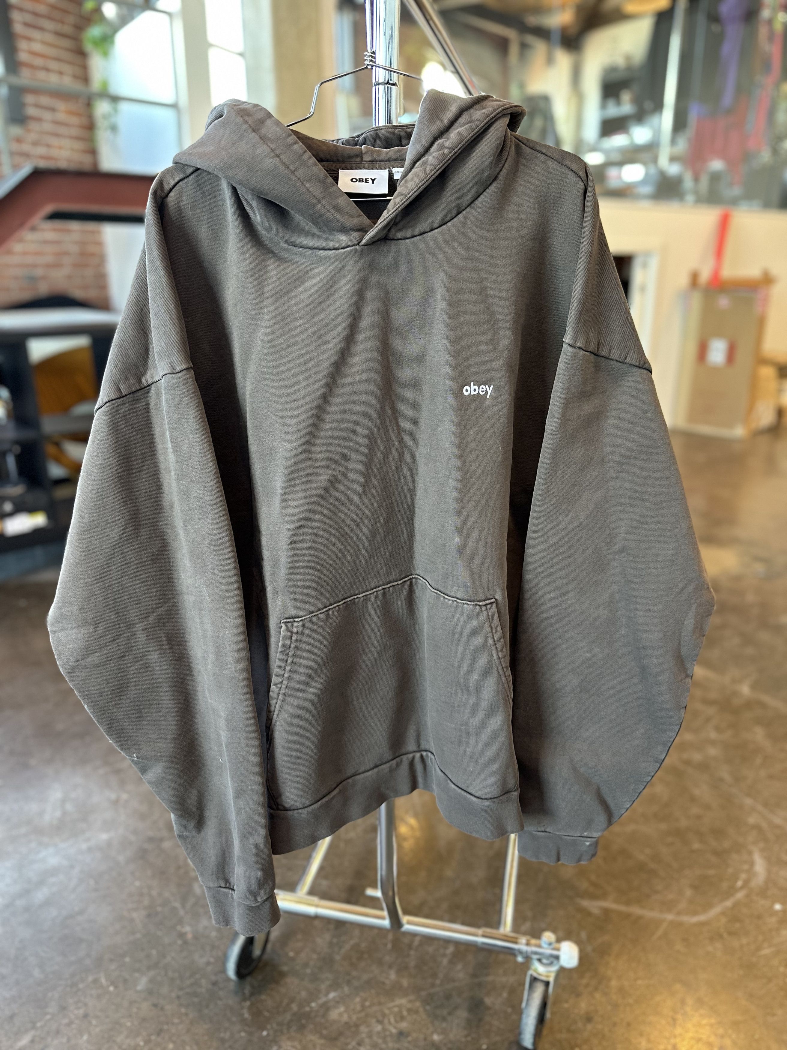 Obey OBEY Lowercase Pigment HeavyWeight Hoodie XL Size US XL / EU 56 / 4 - 3 Thumbnail