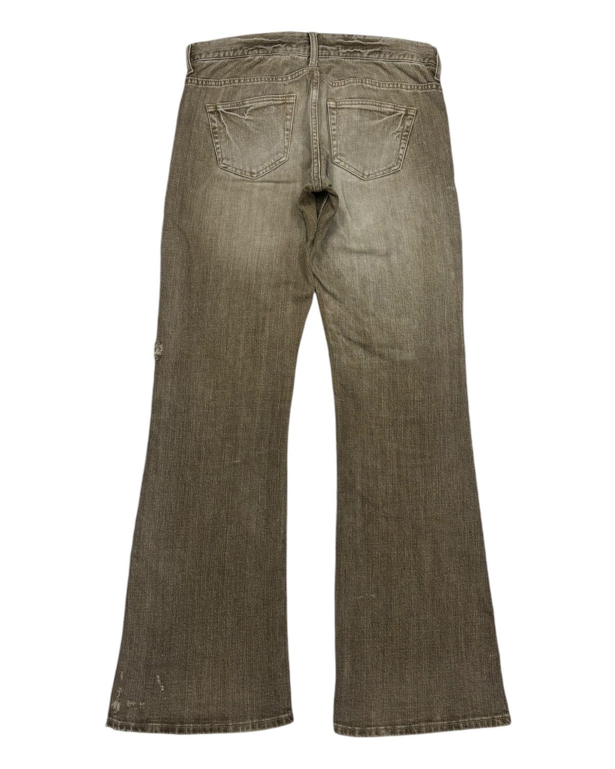Hysteric Glamour × Japanese Brand 🔥SICK WASHED BROWN THEORIA DENIM PANTS Size US 30 / EU 46 - 8 Thumbnail