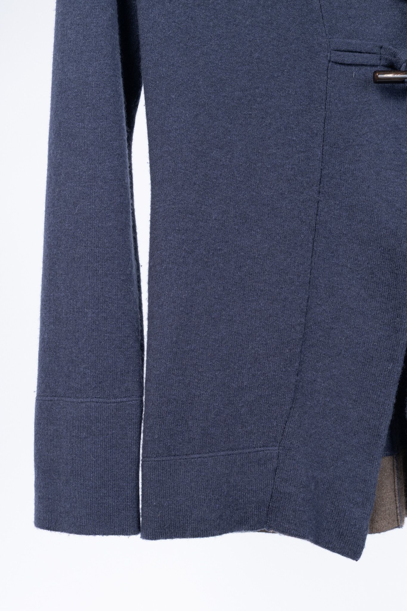 Brunello Cucinelli Brunello Cucinelli Two-Tone Cashmere Hooded Toggle Cardigan Size M / US 6-8 / IT 42-44 - 6 Thumbnail