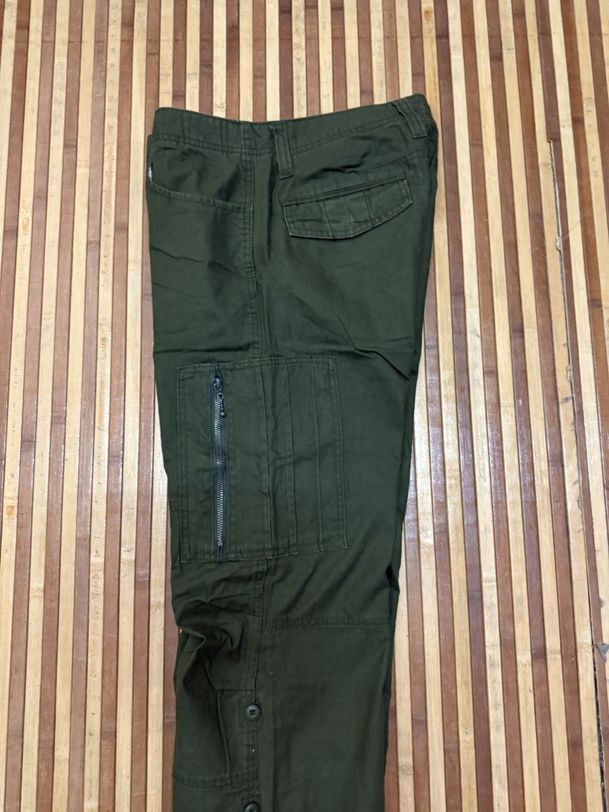 Japanese Brand Vintage FAMOUS FUNCTION GARMET Carpenter Cargo Pants W30X32. Size US 30 / EU 46 - 10 Thumbnail
