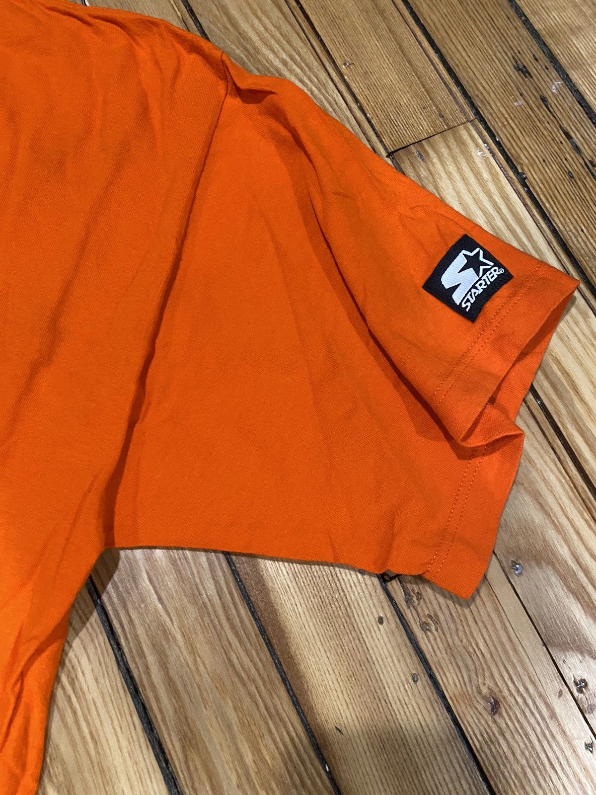 New York Yankees × Starter × Vintage Rare 1997 orange Yankees Tshirt XL Size US XL / EU 56 / 4 - 4 Thumbnail