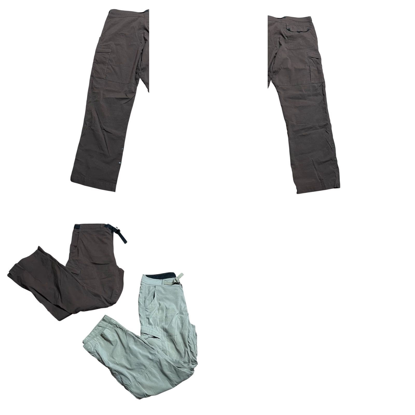 Prana Prana Pants Men Medium Brown Stretch Zion Hiking Belted 30x30 Lot Of 2 Size US 30 / EU 46 - 11 Thumbnail