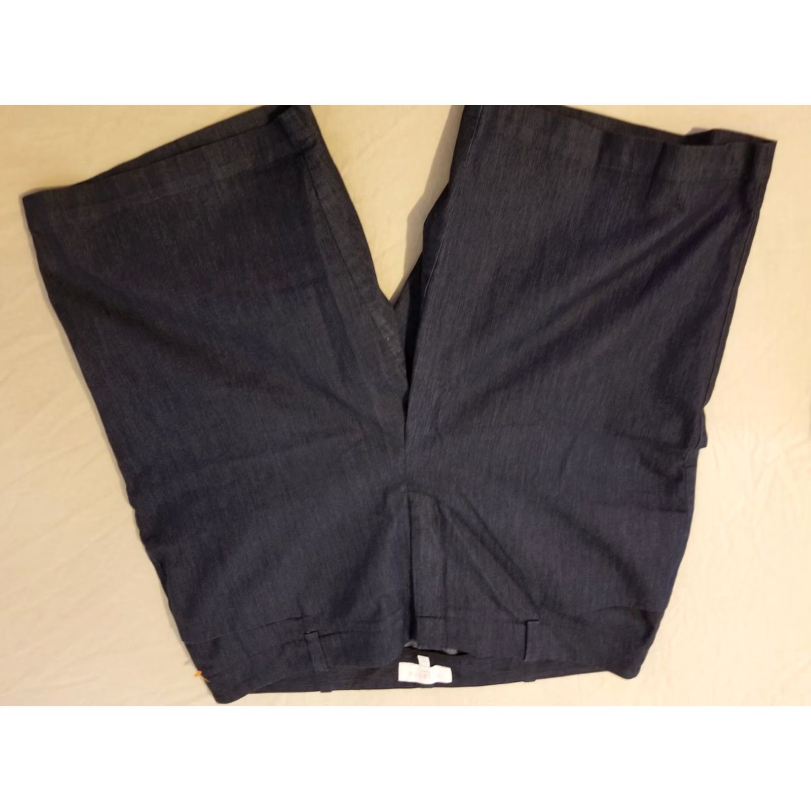 Talbots Womens Talbots Shorts Chino Black Cotton 14 Casual Regular Zip Front Pockets Man Machine Washable Spring Summer Size 36" / US 14 / IT 50 - 2 Thumbnail
