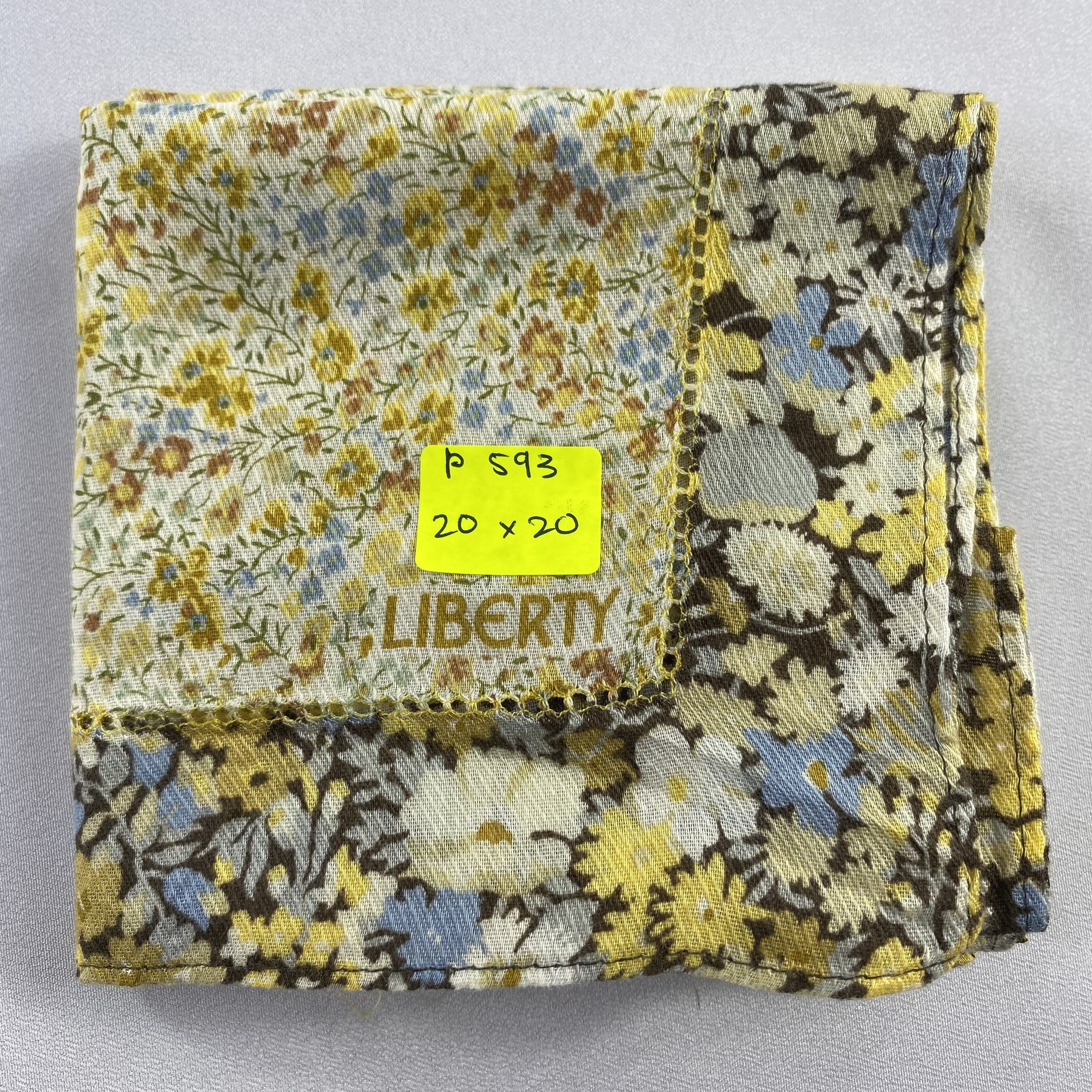 Liberty × Vintage Liberty Neckerchief / Bandana / Handkerchief-P593 Size ONE SIZE - 5 Thumbnail