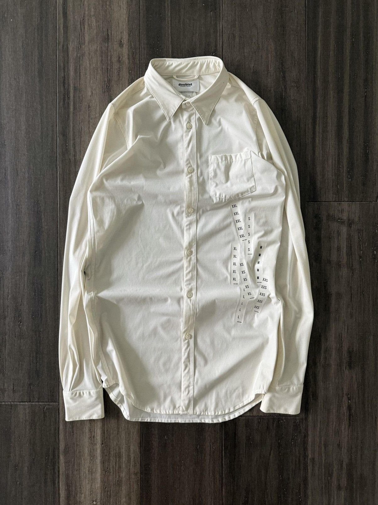 Doublet 22SS My Way Stretching Size Sticker Shirt One | Grailed