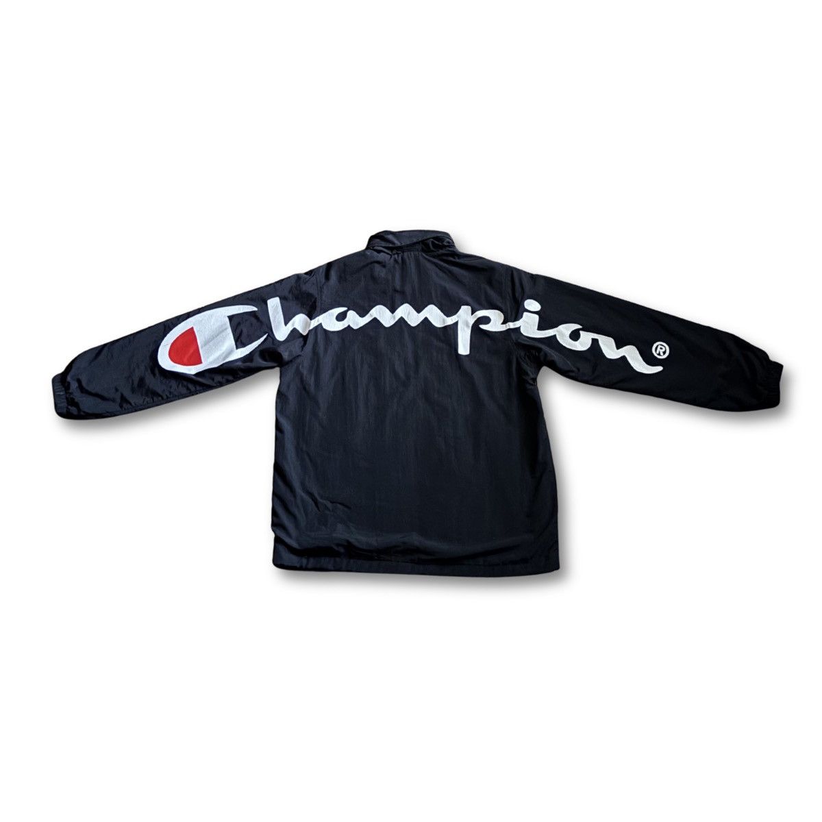 Champion × Supreme Supreme x Champion Black Men’s M Windbreaker Jacket SS18 Size US M / EU 48-50 / 2 - 13 Thumbnail