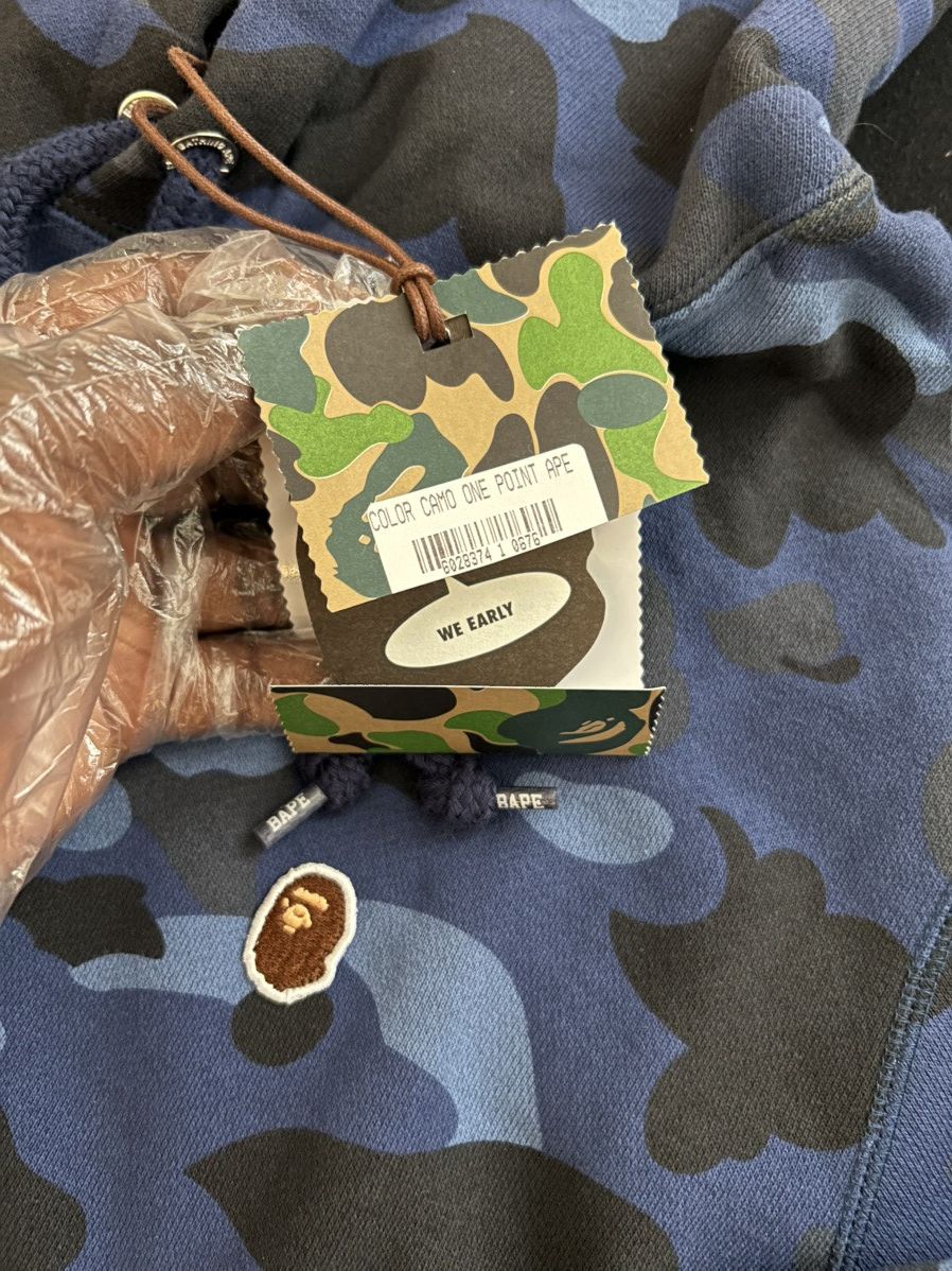 Bape BAPE Color Camo One Point Hoodie – Blue Size US M / EU 48-50 / 2 - 3 Thumbnail