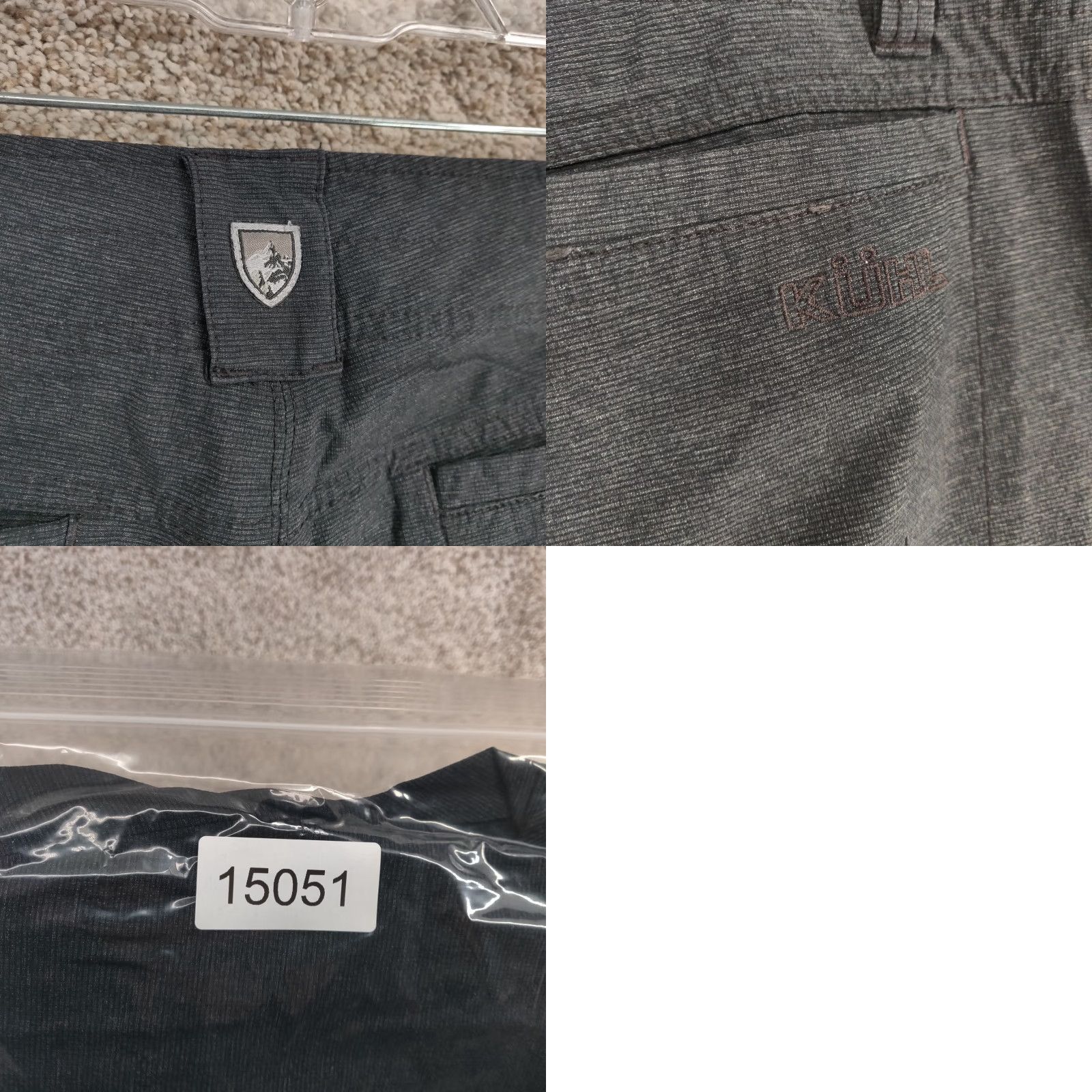 Vintage Kuhl Deceptr Pants Mens 36x32 Gray Chino Stretch Nylon Polyester Spandex Canvas 5-Pocket Regular Size US 36 / EU 52 - 10 Thumbnail