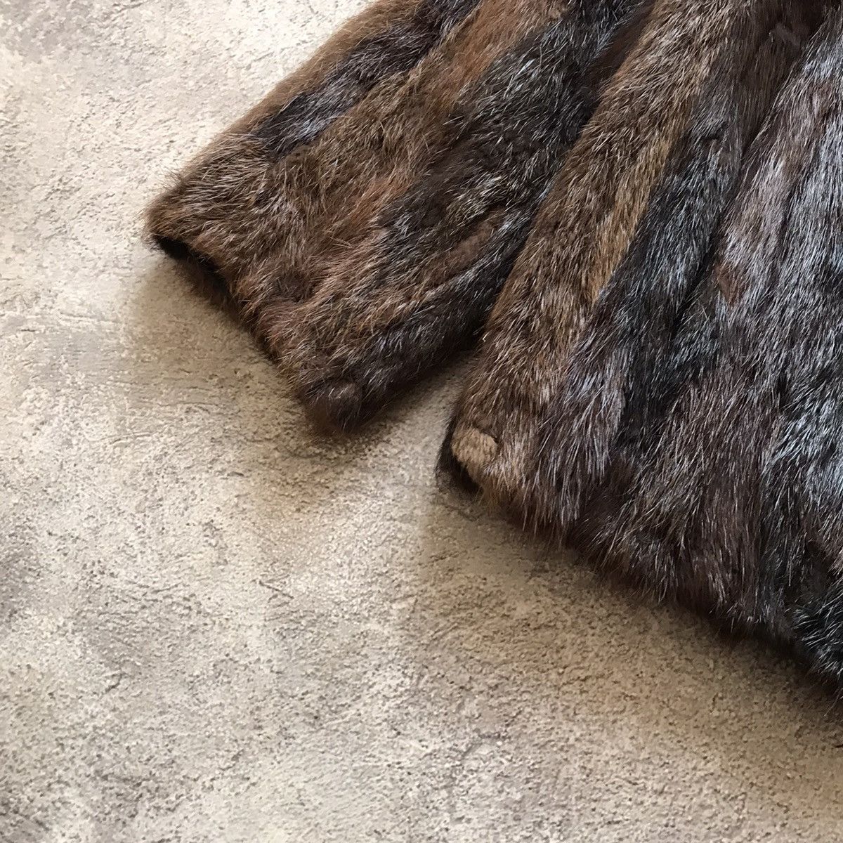 Vintage Vintage Y2K Faux Fur Jacket Dark Brown Glamour Oversized L Size L / US 10 / IT 46 - 5 Thumbnail