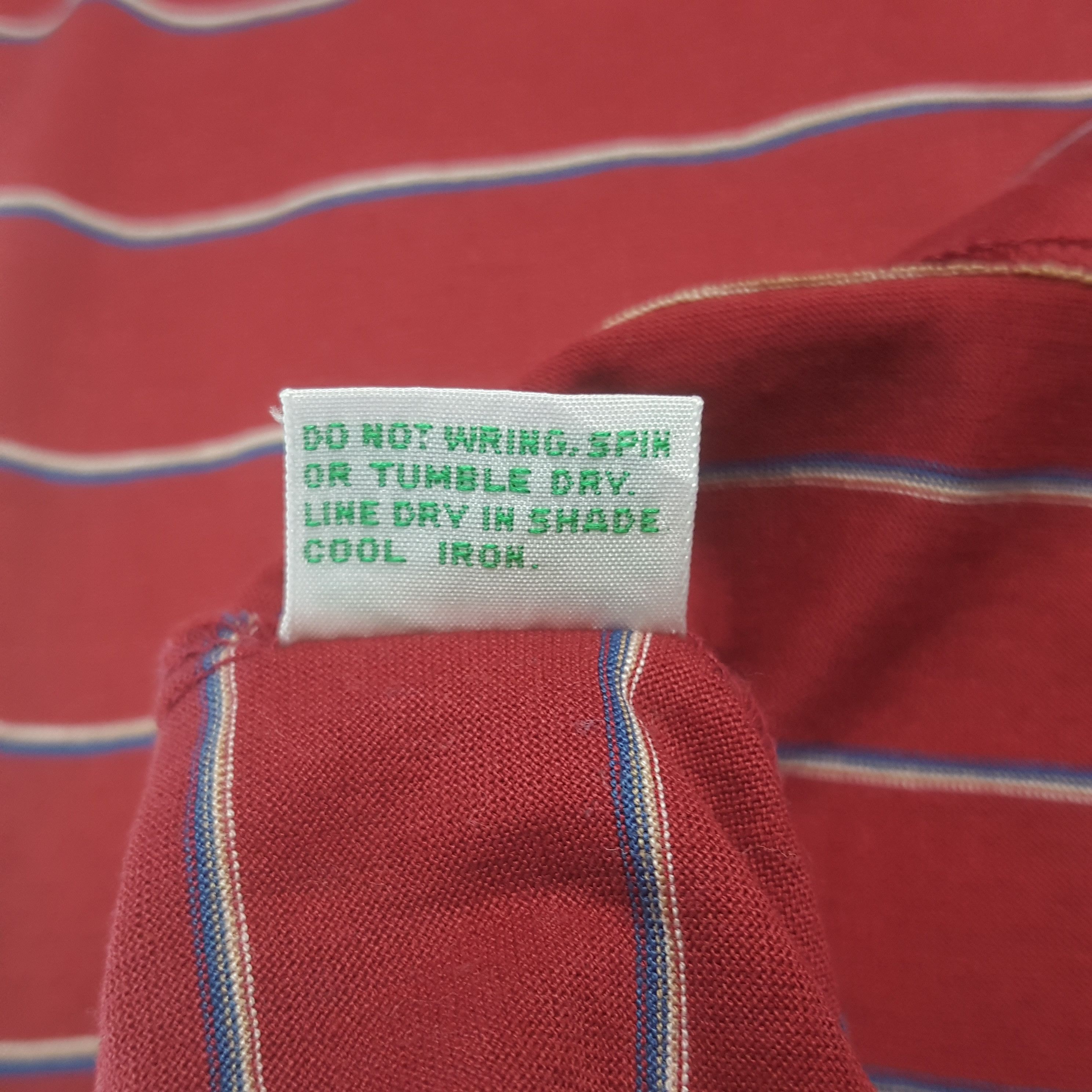 Christian Dior Monsieur Vintage Christian Dior Monsieur Striped Polos Shirt Size US L / EU 52-54 / 3 - 7 Thumbnail