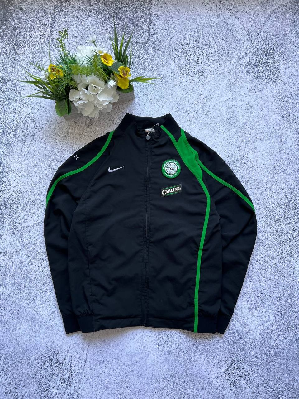 Nike 2007/2008 CELTIC NIKE TRACK JACKET Y2K FOOTBALL Size US M / EU 48-50 / 2 - 1 Thumbnail