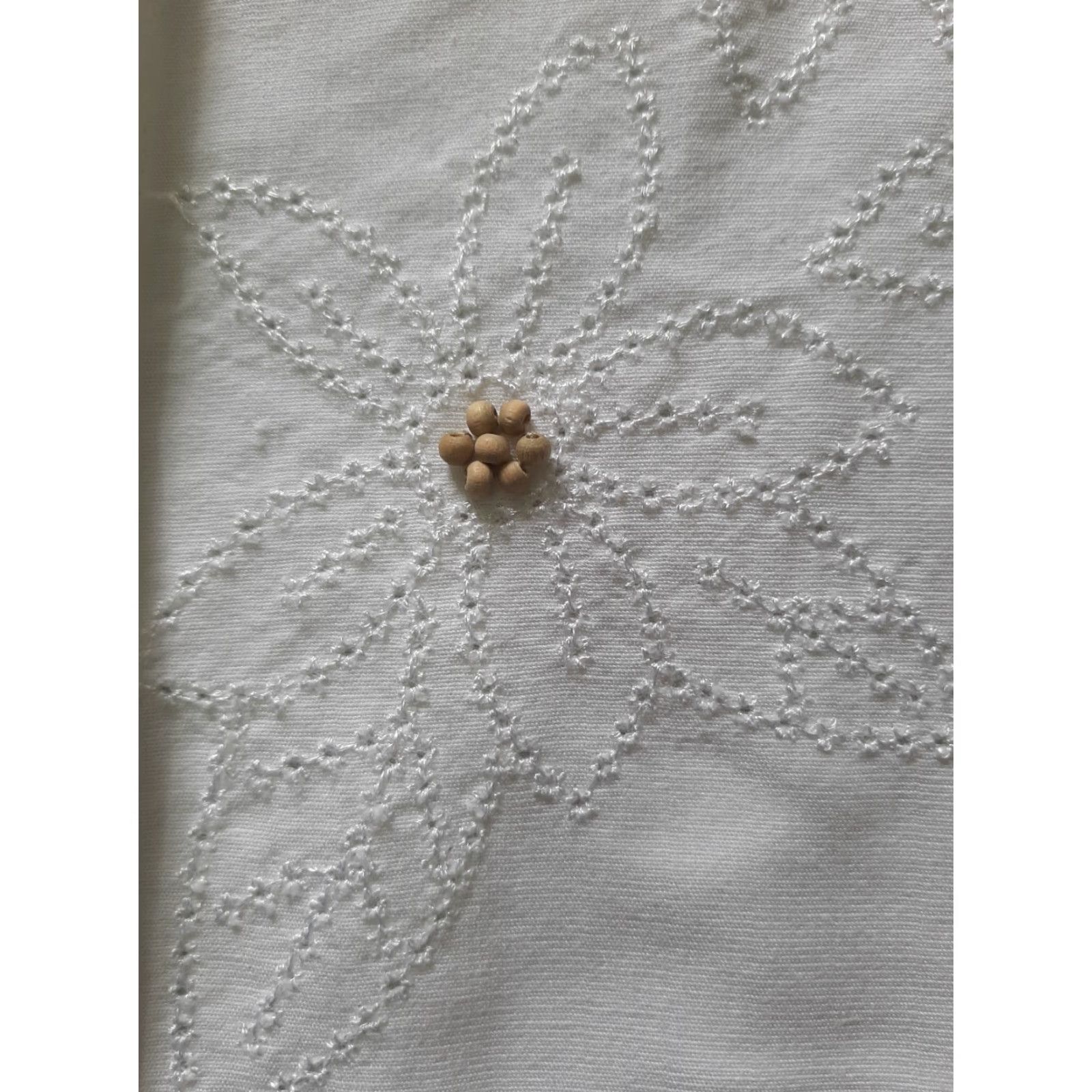 Vintage Alfred Dunner Womens Size 6P White Beaded Button-Up Top User: Alfred Dunner Women's Size 6P White Beaded Button-Up Top Size M / US 6-8 / IT 42-44 - 2 Thumbnail
